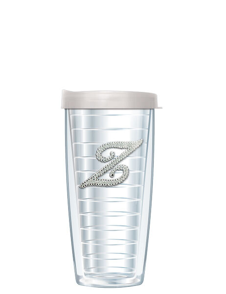 24oz Flareside Tumbler - Bling Letter Z w/ Black Lid 24F-000B-Z