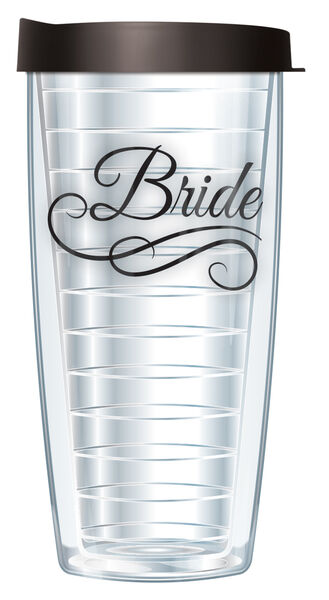 16oz Tumbler - Bride Vinyl w/ Black Lid 02-000BRD