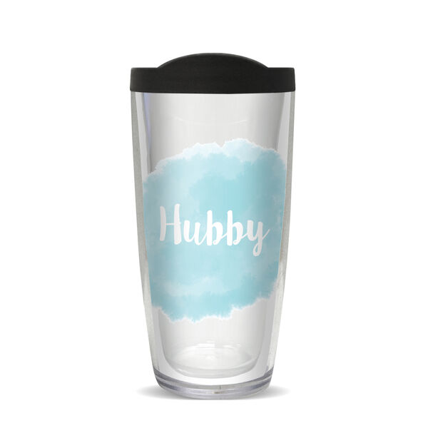 28oz Mega Tumbler - Hubby Cloud w/ Black Lid H2-10054