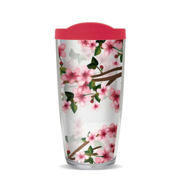 16oz Short Tumbler - Cherry Blossom without lid 01-10110