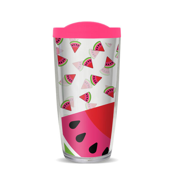 24oz Flareside Tumbler - Watermelon Burst w/ Black Lid 24F-10121