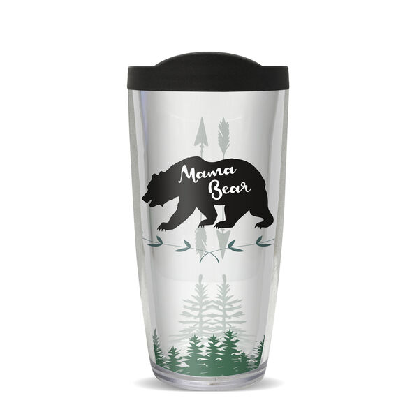 22oz Tumbler - Mama Bear w/ Black Lid 08-10139