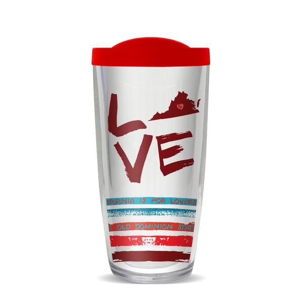 18oz Handle Mug - Love - Virginia w/ Black Lid 06-10156