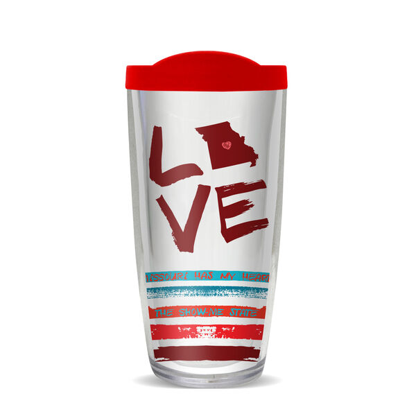 18oz Handle Mug - Love - Missouri w/ Black Lid 06-10162