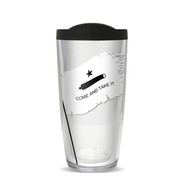 18oz Handle Mug - Come and Take It Flag w/ Black Lid 06-10202