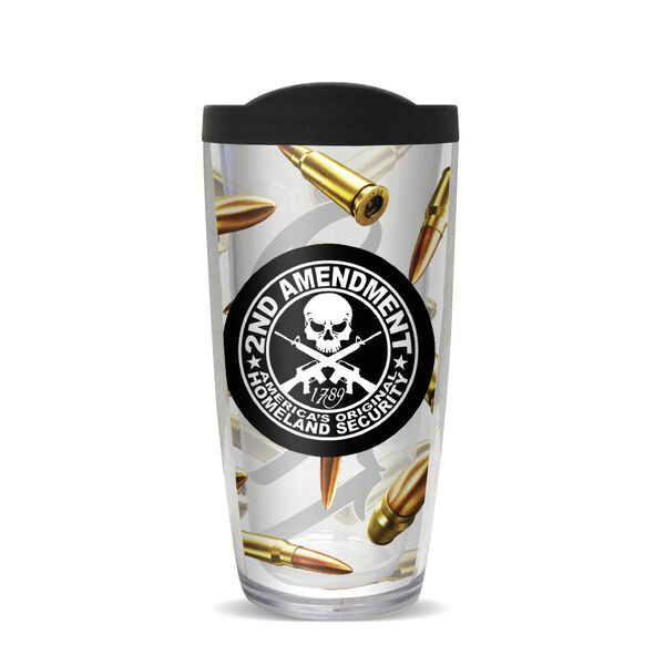 28oz Sport Tumbler - 2nd Amendment w/ Gray Lid ST-10208