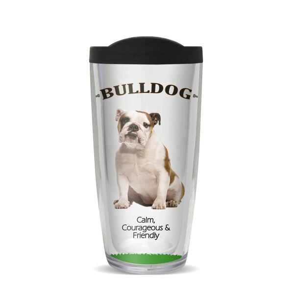 16oz Short Tumbler - Bulldog without lid 01-10216