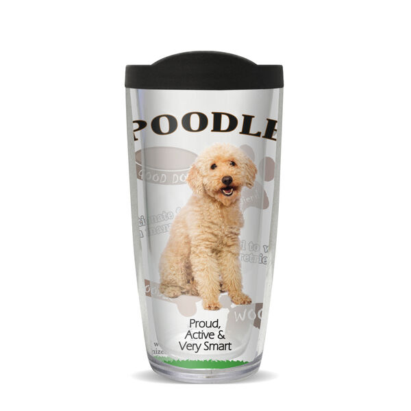 24oz Flareside Tumbler - Poodle w/ Black Lid 24F-10221