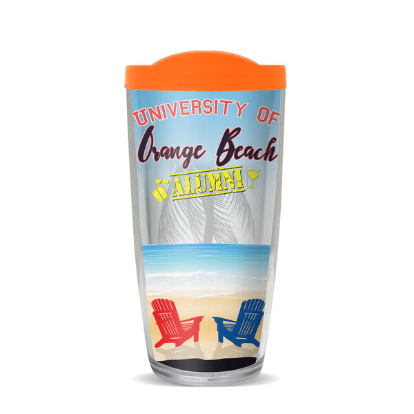 28oz Sport Tumbler - University of Orange Beach w/ Gray Lid ST-10231