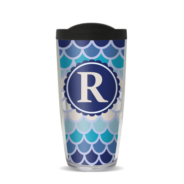 16oz Short Tumbler - Coastal Scallop Pattern R without lid 01-10255