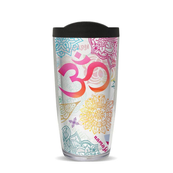 28oz Mega Tumbler - Namaste w/ Black Lid H2-10420