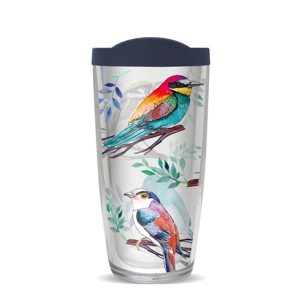 22oz Tumbler - Songbirds w/ Navy Lid 08-10422