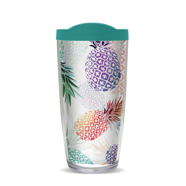 24oz Flareside Tumbler - Rainbow Pineapple w/ Black Lid 24F-10443