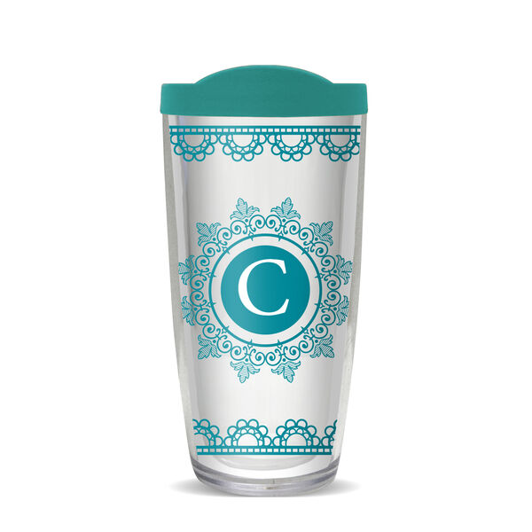 28oz Sport Tumbler - Ornate Lace C w/ Gray Lid ST-10454