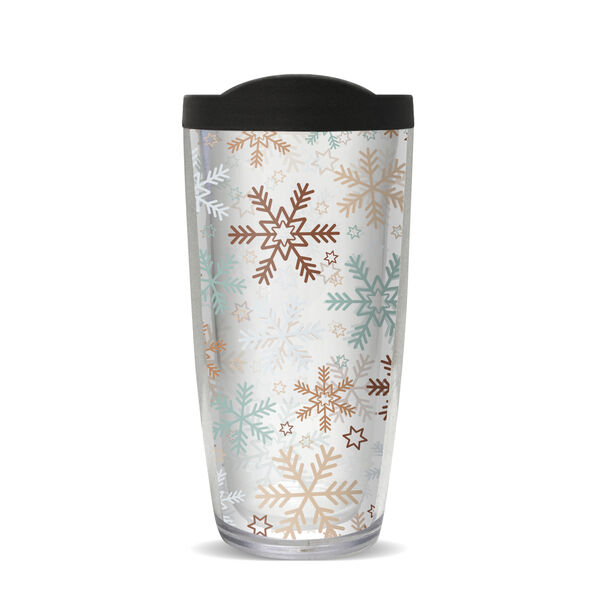 28oz Sport Tumbler - Snowflakes w/ Gray Lid ST-10491