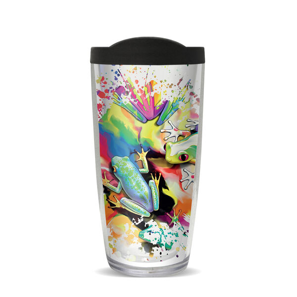 22oz Tumbler - RM Paint Frogs w/ Black Lid 08-10531