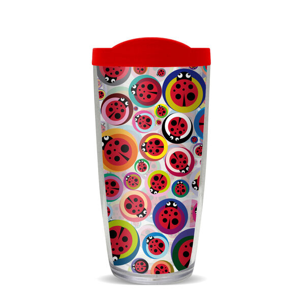 28oz Sport Tumbler - Ladybug w/ Gray Lid ST-10567