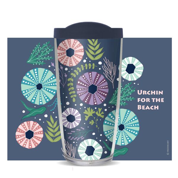 28oz Mega Tumbler - Sea Urchin w/ Navy Lid H2-10689