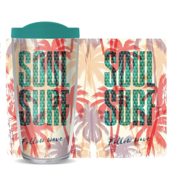 28oz Mega Tumbler - Soul Surf w/ Teal Lid H2-10690