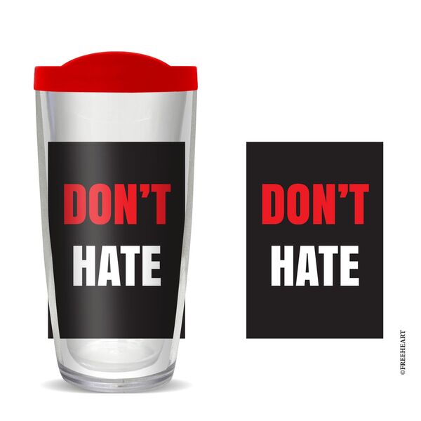 22oz Tumbler - Don't Hate w/ Red Lid 08-10800