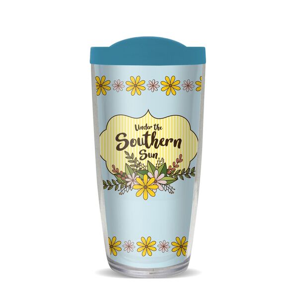 22oz Tumbler - Under the Southern Sun w/ Turquoise Lid 08-10816