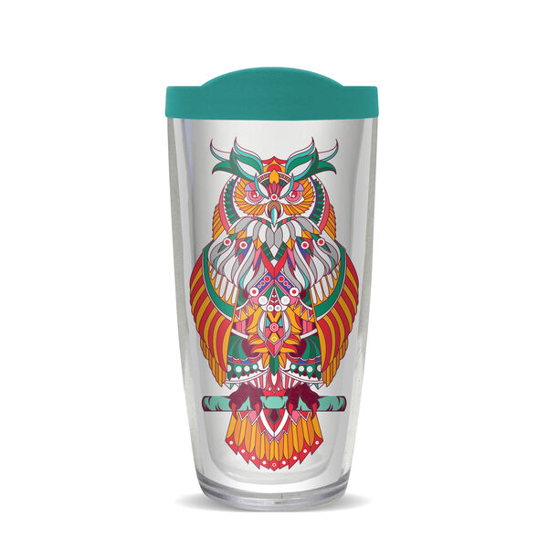 28oz Sport Tumbler - Owl Mandala w/ Gray Lid ST-10845