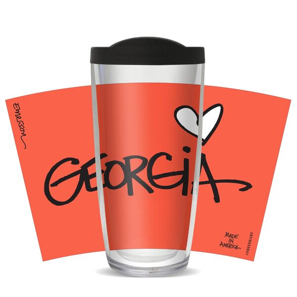 28oz Sport Tumbler - Georgia - Emerson w/ Gray Lid ST-10859