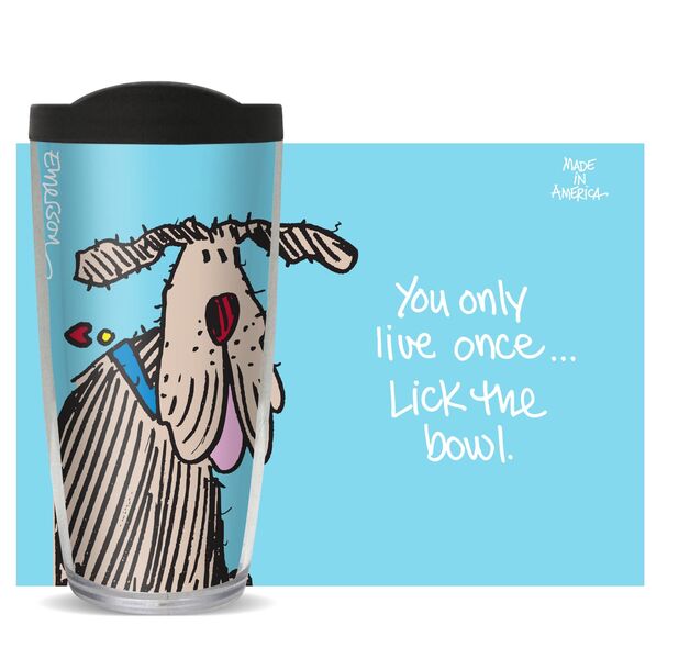 28oz Sport Tumbler - Lick the Bowl w/ Gray Lid ST-10867