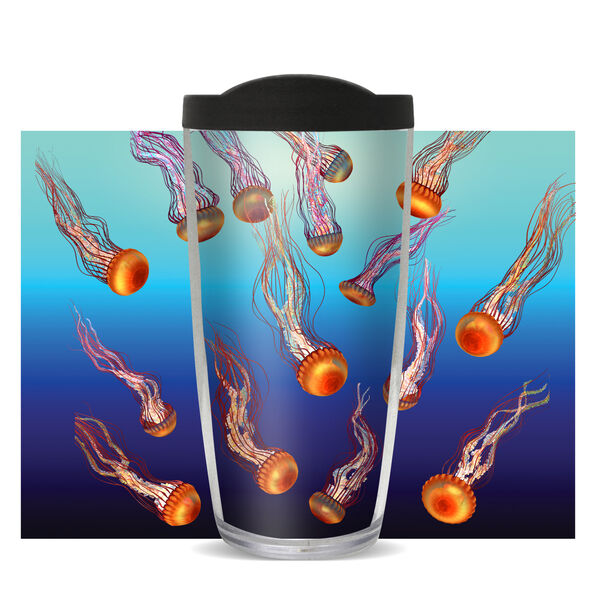 28oz Sport Tumbler - Jellyfish w/ Gray Lid ST-10922