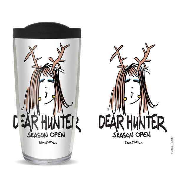 24oz Flareside Tumbler - Dear Hunter w/ Black Lid 24F-10931