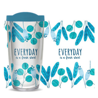 28oz Sport Tumbler - Everyday Is a Fresh Start w/ Gray Lid ST-10993