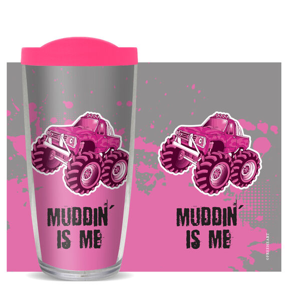 28oz Sport Tumbler - Muddin' Is Me w/ Gray Lid ST-11061