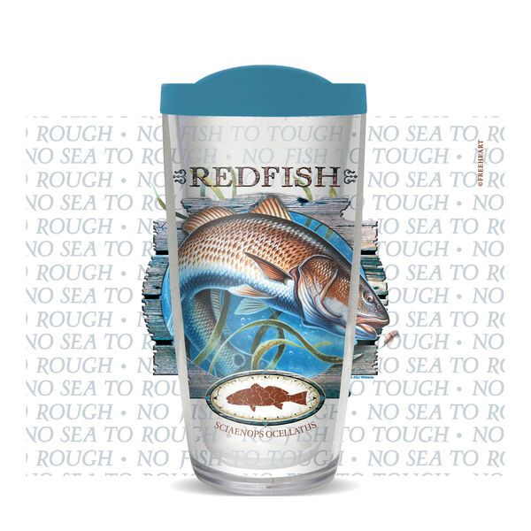 28oz Sport Tumbler - Redfish w/ Gray Lid ST-11137