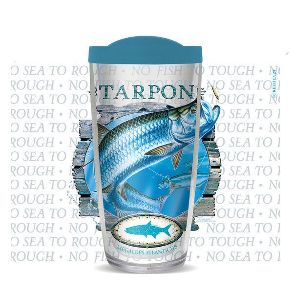 24oz Flareside Tumbler - Tarpon w/ Black Lid 24F-11167