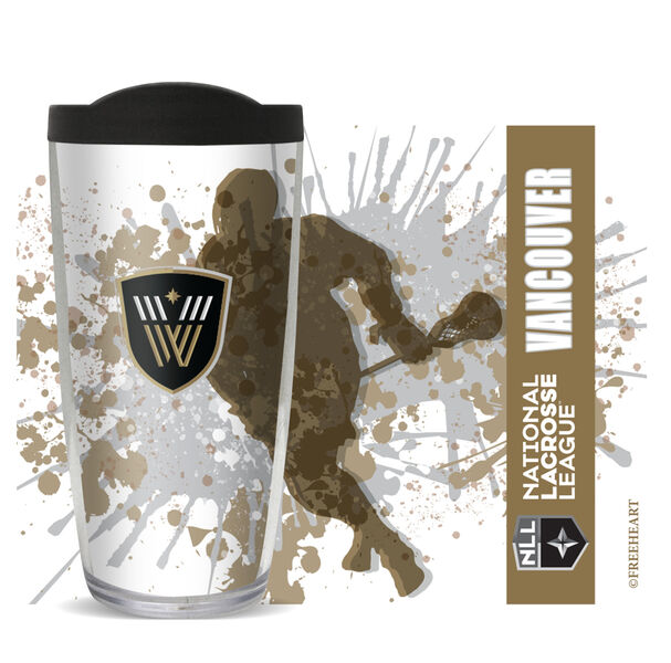 28oz Mega Tumbler - Vancouver Warriors Splatter w/ Black Lid H2-11184