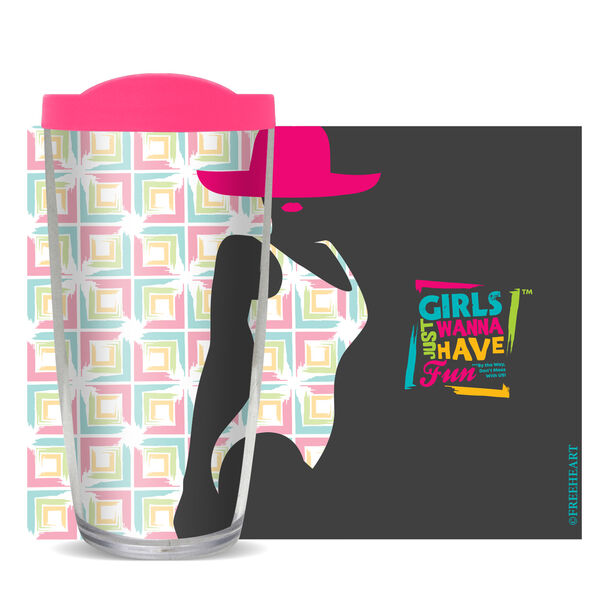 24oz Flareside Tumbler - Beach Girl GJWHF w/ Black Lid 24F-11196