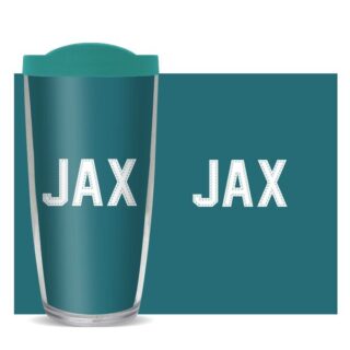 22oz Tumbler - JAX - Jacksonville, FL w/ Teal Lid 08-11397