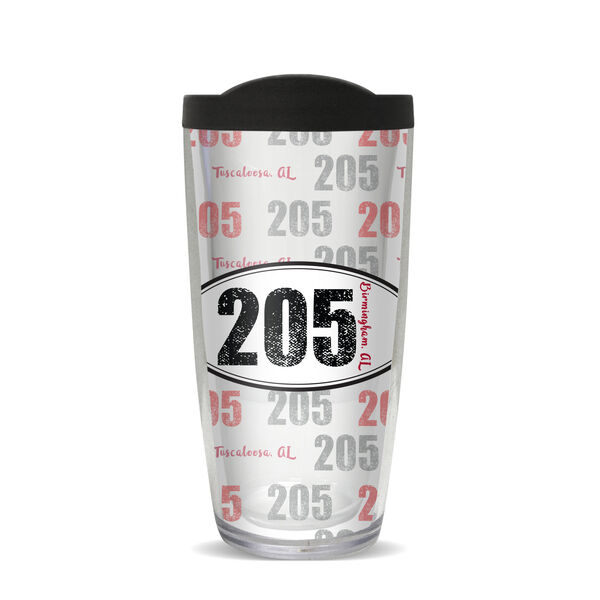 28oz Sport Tumbler - 205 - Birmingham, AL w/ Gray Lid ST-11418