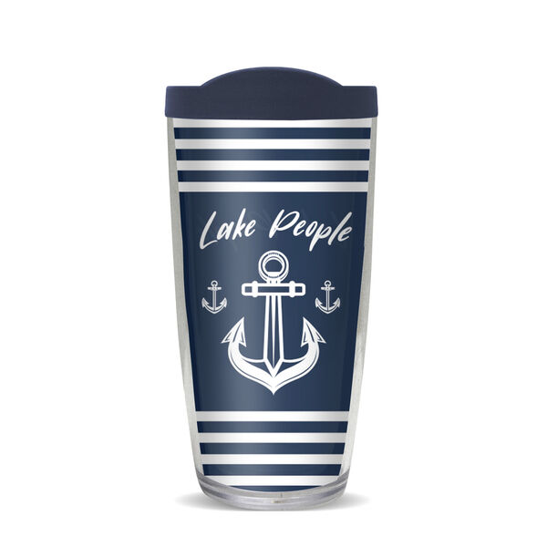 22oz Tumbler - Lake People w/ Navy Lid 08-11509