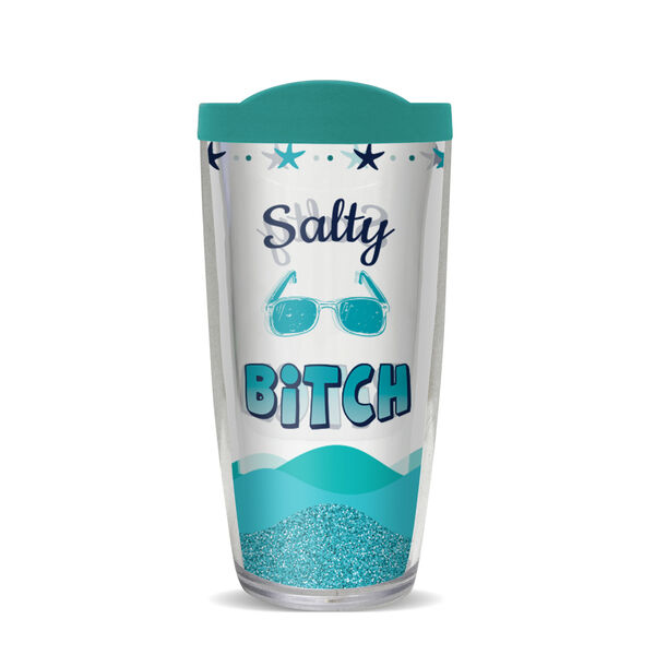 16oz Short Tumbler - Salty Bitch without lid 01-11514