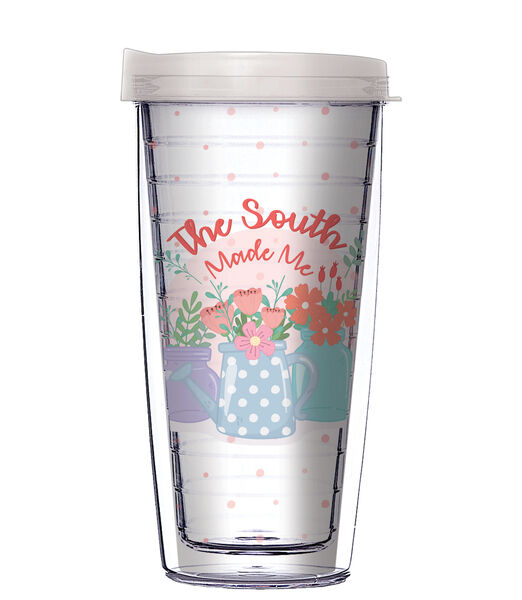 28oz Mega Tumbler - The South Made Me w/ Clear Lid H2-11524