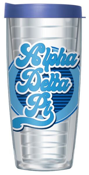 28oz Sport Tumbler - Alpha Delta Pi w/ Gray Lid ST-11541