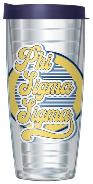 24oz Flareside Tumbler - Phi Sigma Sigma w/ Blue Lid 24F-11560