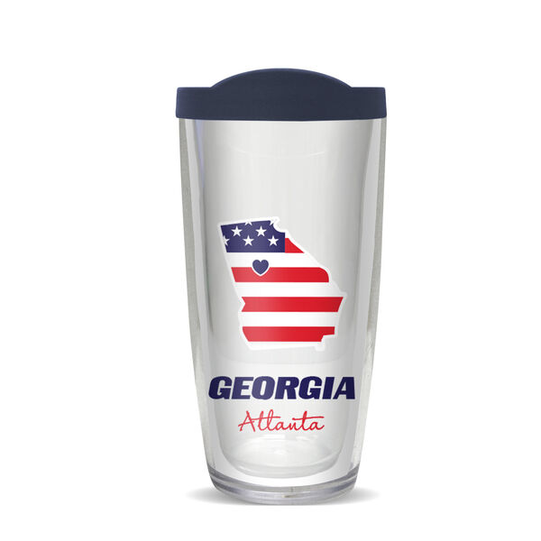 16oz Short Tumbler - Atlanta, Georgia without lid 01-11573