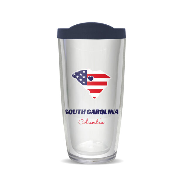 16oz Short Tumbler - Columbia, South Carolina without lid 01-11577