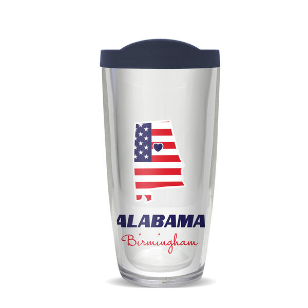 28oz Sport Tumbler - Birmingham, Alabama w/ Gray Lid ST-11582