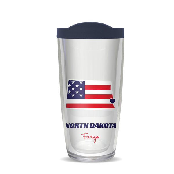 22oz Tumbler - Fargo, North Dakota w/ Navy Lid 08-11585