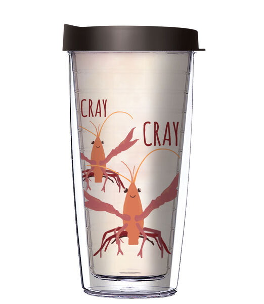 28oz Mega Tumbler - Cray Fish w/ Black Lid H2-11623