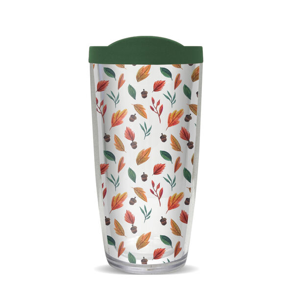 28oz Sport Tumbler - Fall Leaves w/ Gray Lid ST-11624