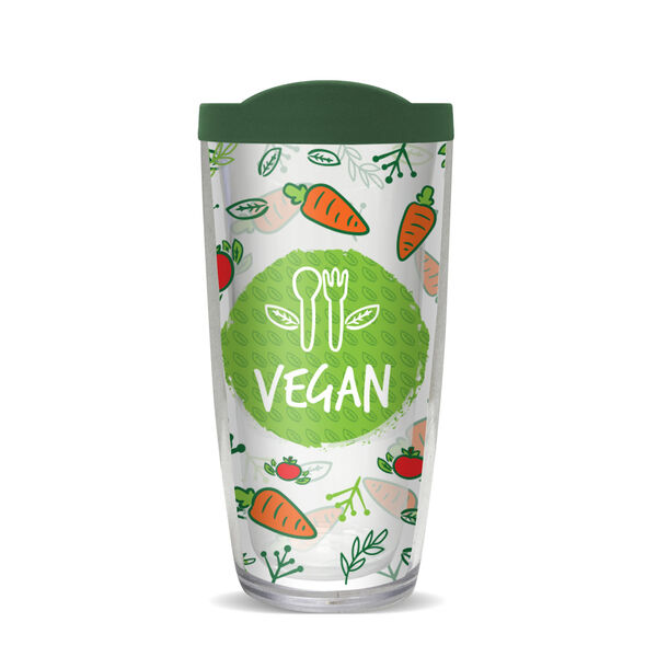 22oz Tumbler - Vegan w/ Emerald Green Lid 08-11627